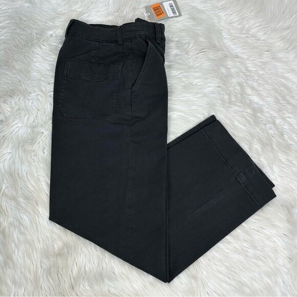 Everlane Women’s NWT Black The Wide-Leg Crop Minimalist‎ Pant Jean 0/W25/L28.5 - Picture 2 of 12